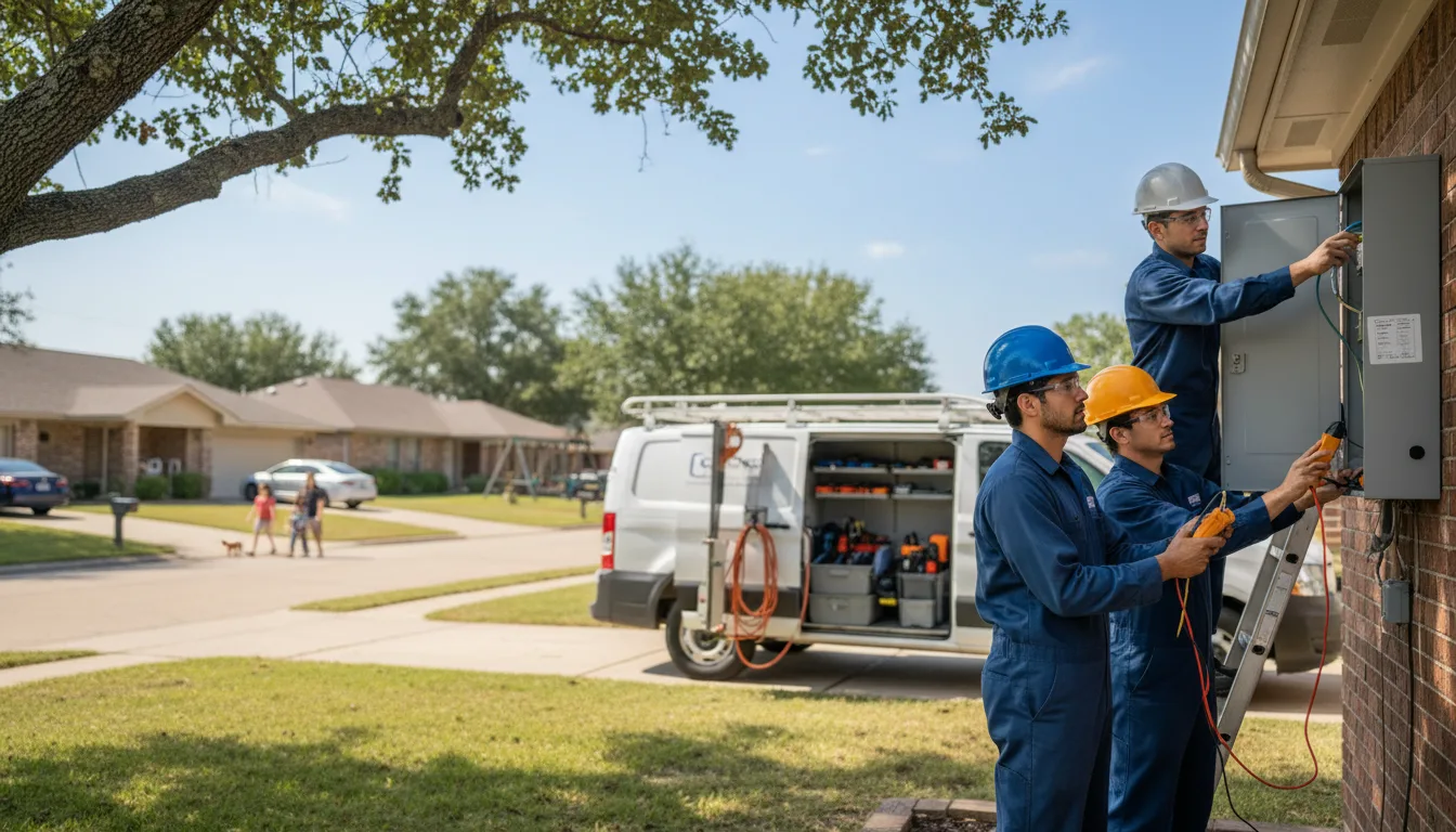 Certified electrician providing emergency electrical services in Martin, TN